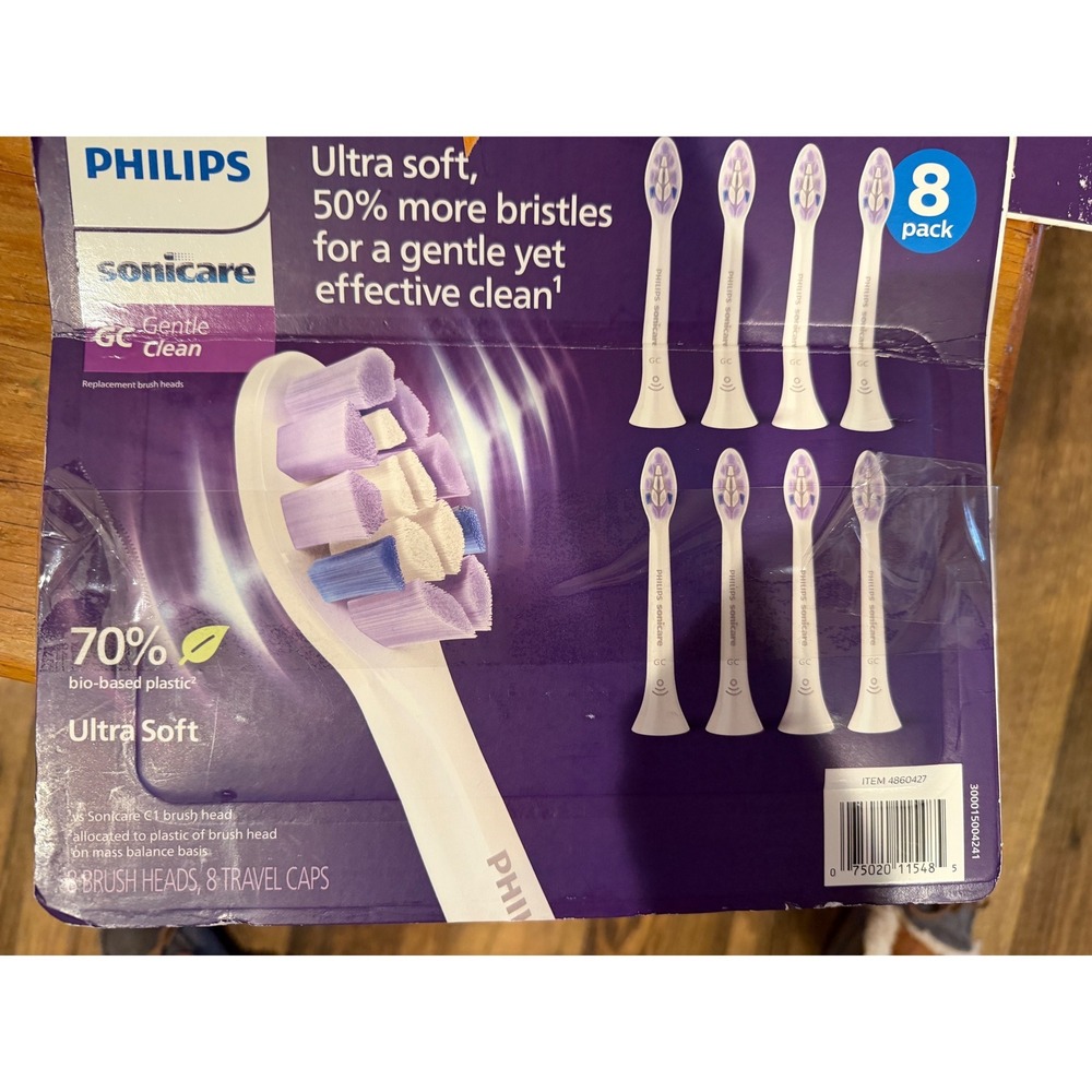 Philips Sonicare GC Authentic Replacement Brush Heads 8Pack Open Box Complete